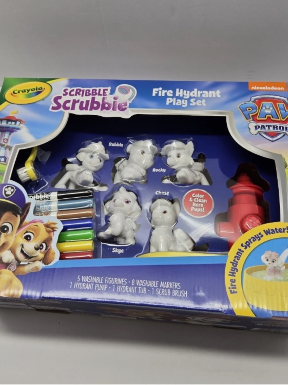 Crayola Scribble Scrubbie Paw Patrol Fire Hydrant Play Set - White & Red
